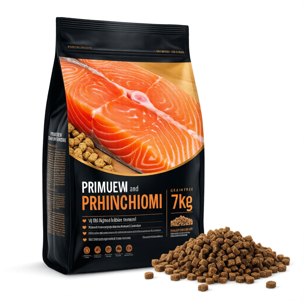 Granule pro kočky s lososem 7 kg